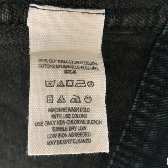 Free People black denim Jacket - Picture 8 of 8